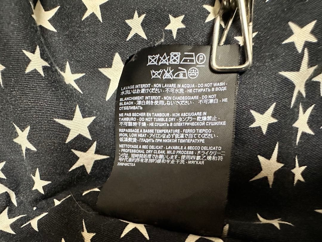 【専用】SAINT LAURENT PARIS ネイビー モッズコート 星柄裏地