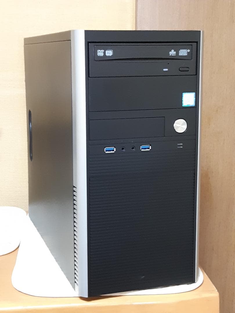 自作PC　i3 8100・8GB・SSD128GB・K2000・Win11