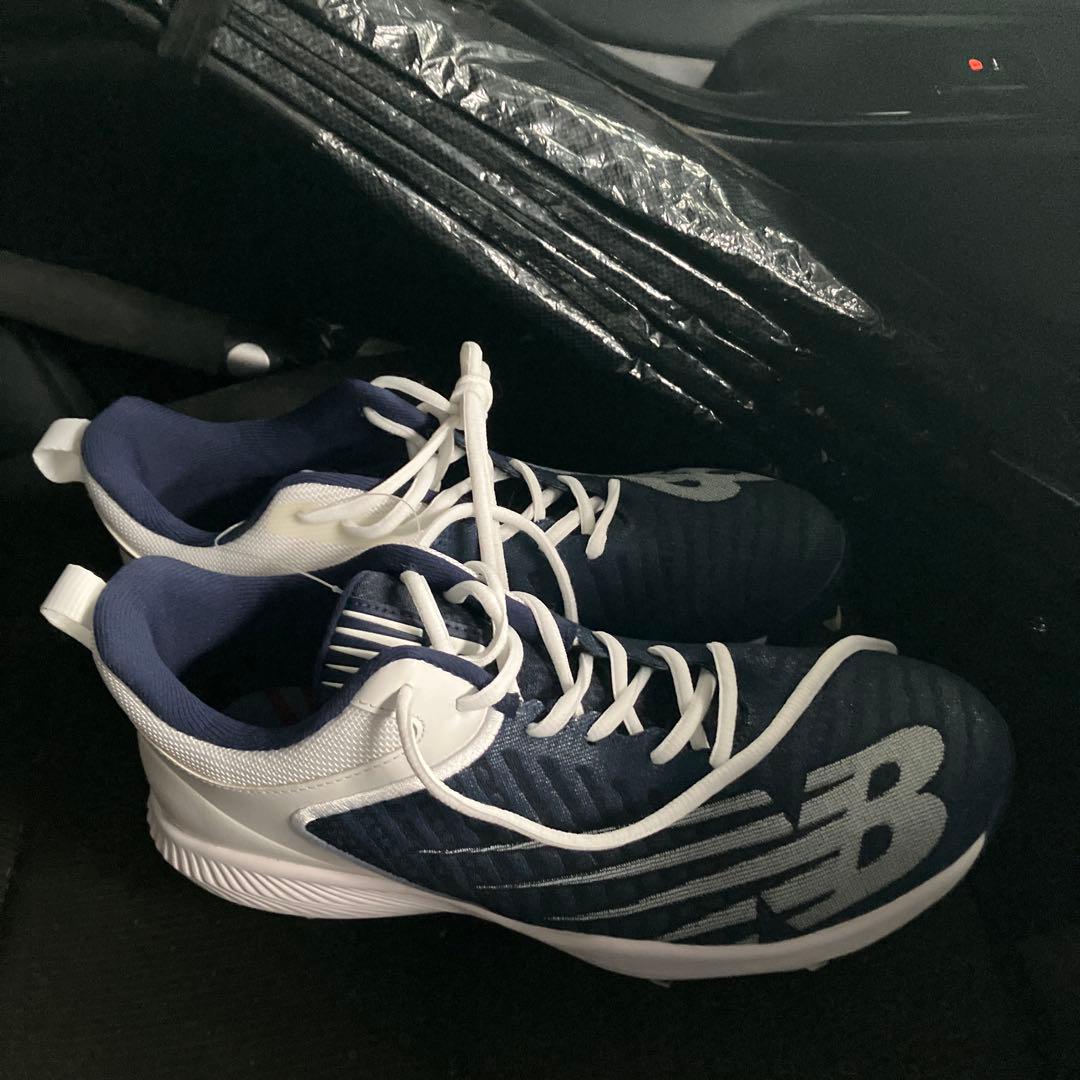 New Balance PL4040N6ポイントスパイク　ネイビー/ホワイト