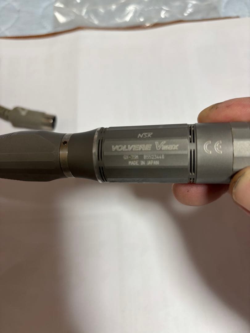 歯科技工用中西ポルバーGX用ハンドピースのみコード付き