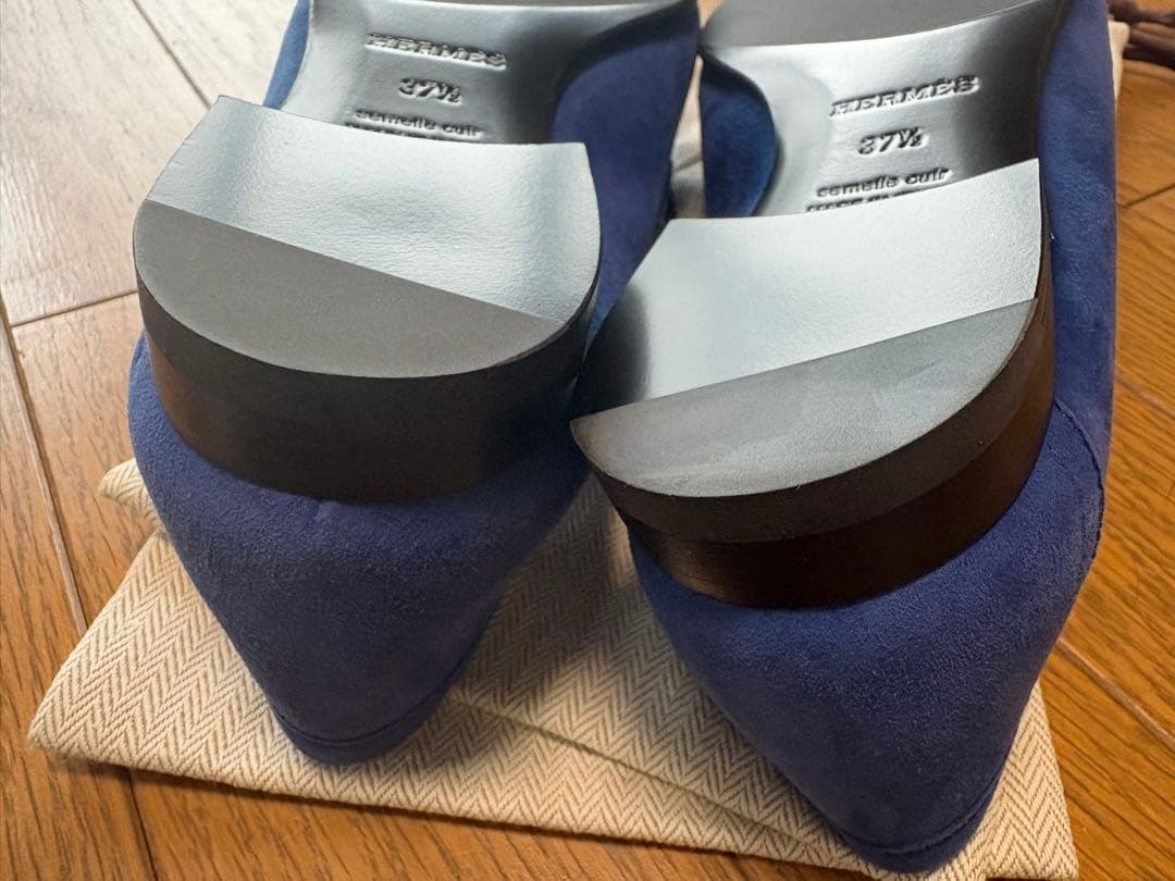 使用しようと思ったけど再度出品してみた　　　HERMES エルメス　モカシンパリ