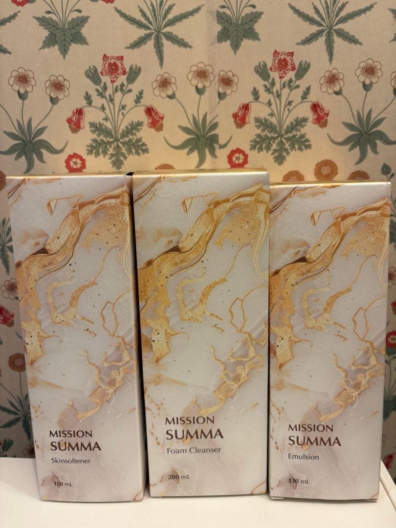 新品未使用　MISSON SUMMA 基礎化粧品3点セット　ミッションスムマ