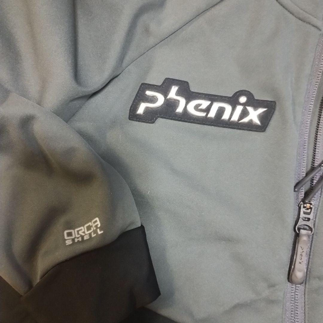 だんくん、phenix orcashellメンズジャージ グレー/ブラック