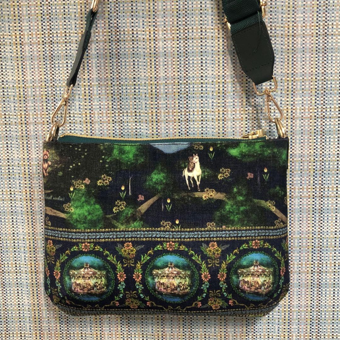 1924.ハンドメイド　23cmファスナーバッグ　フランシュリッペ