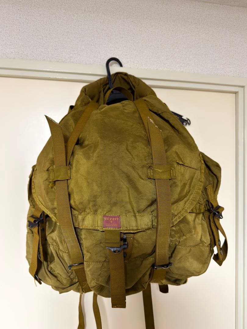 激レア)dezert デザート　田口成彦　オリーブ色 バックパック