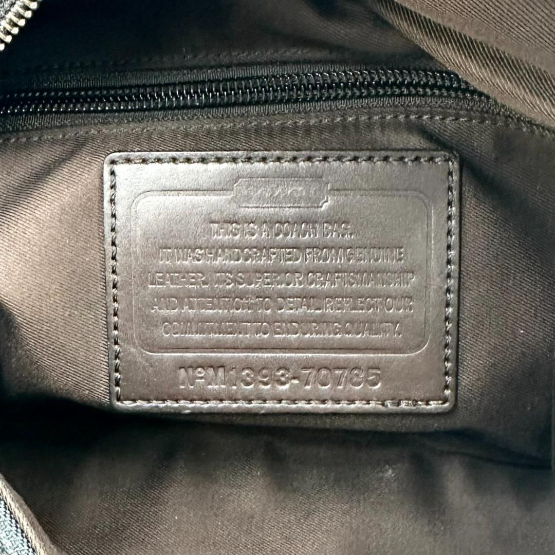 COACH コーチ トンプソン ボディバッグ スリングバッグ シボ革 ロゴ型押し