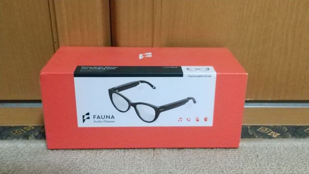FAUNA オーディオグラス スマートグラス スピーカー ウーファー搭載 箱付