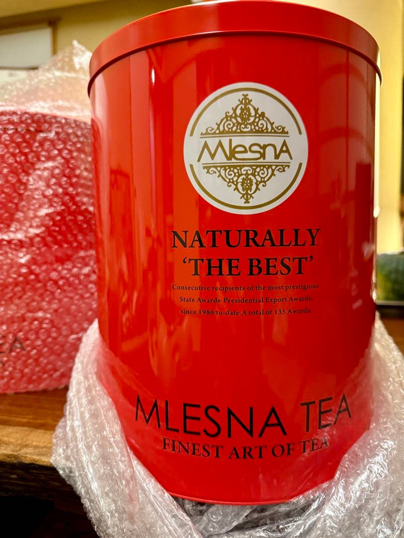 新品未使用❗️ ムレスナティー　赤缶　4個　mlesna tea