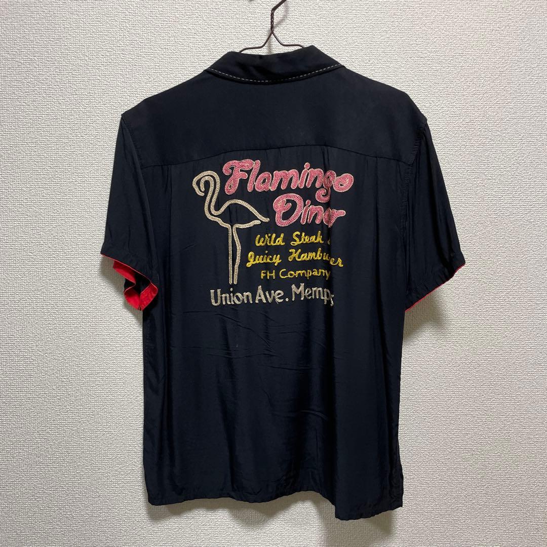 フラットヘッド ボーリングシャツ 38