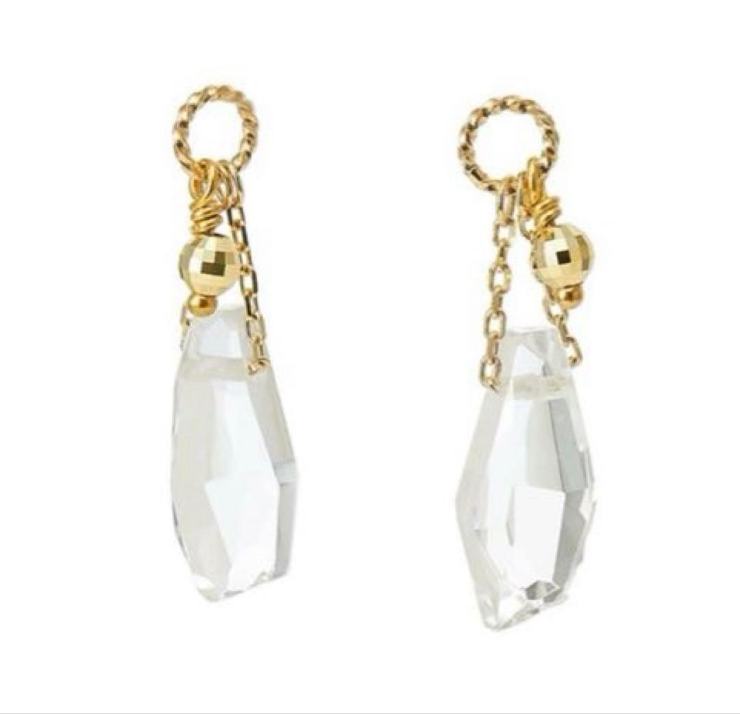 【完売品】agete ピアスチャーム K10