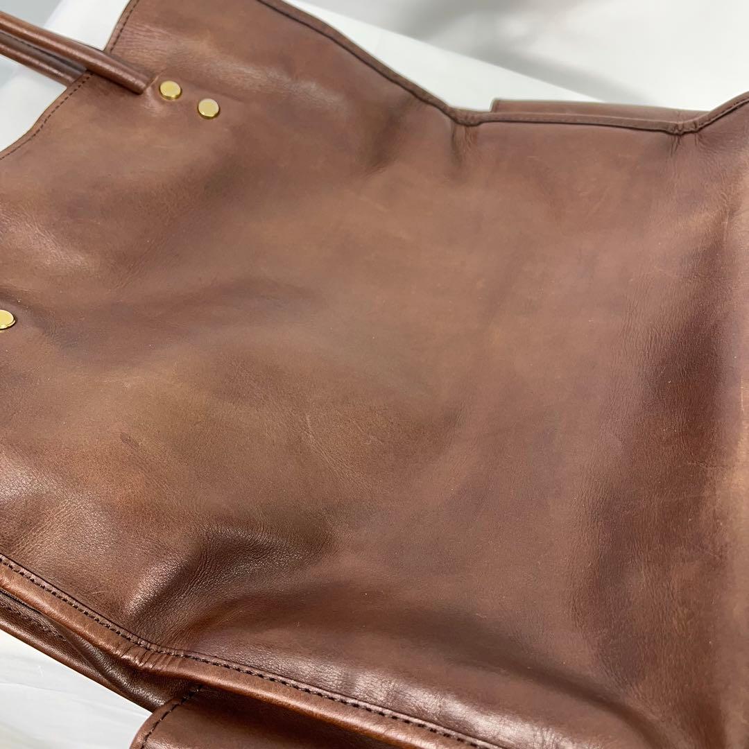 SOMES ソメスサドル　レザー ビジネスバッグ　トート　ブラウン　男女兼用