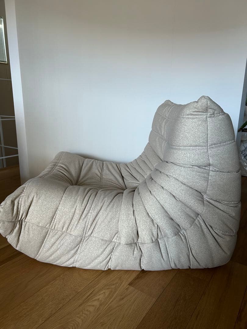 50周年限定生地 リーンロゼ トーゴ ベージュ 1人掛け1Pソファ DENDEN