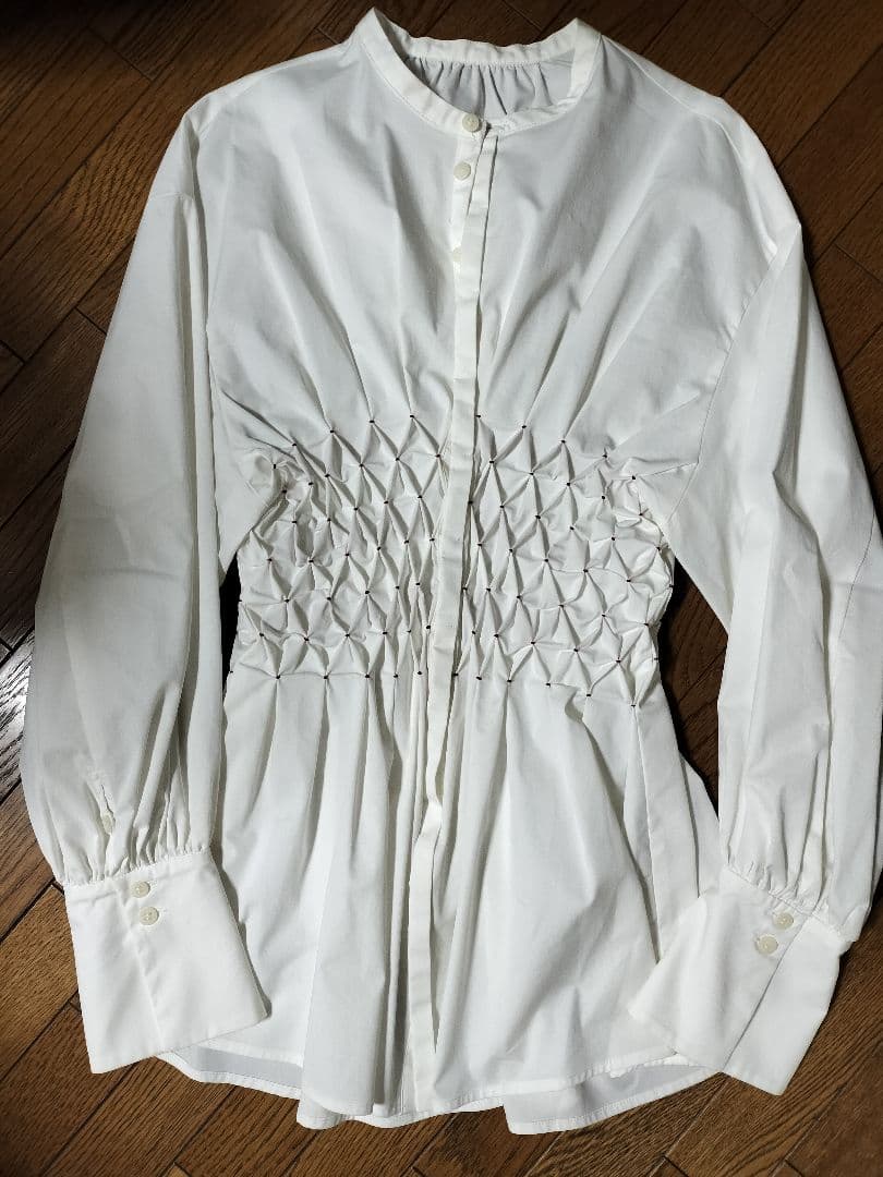 トップス BLOOM SHIRRING SHIRT ameri vintage