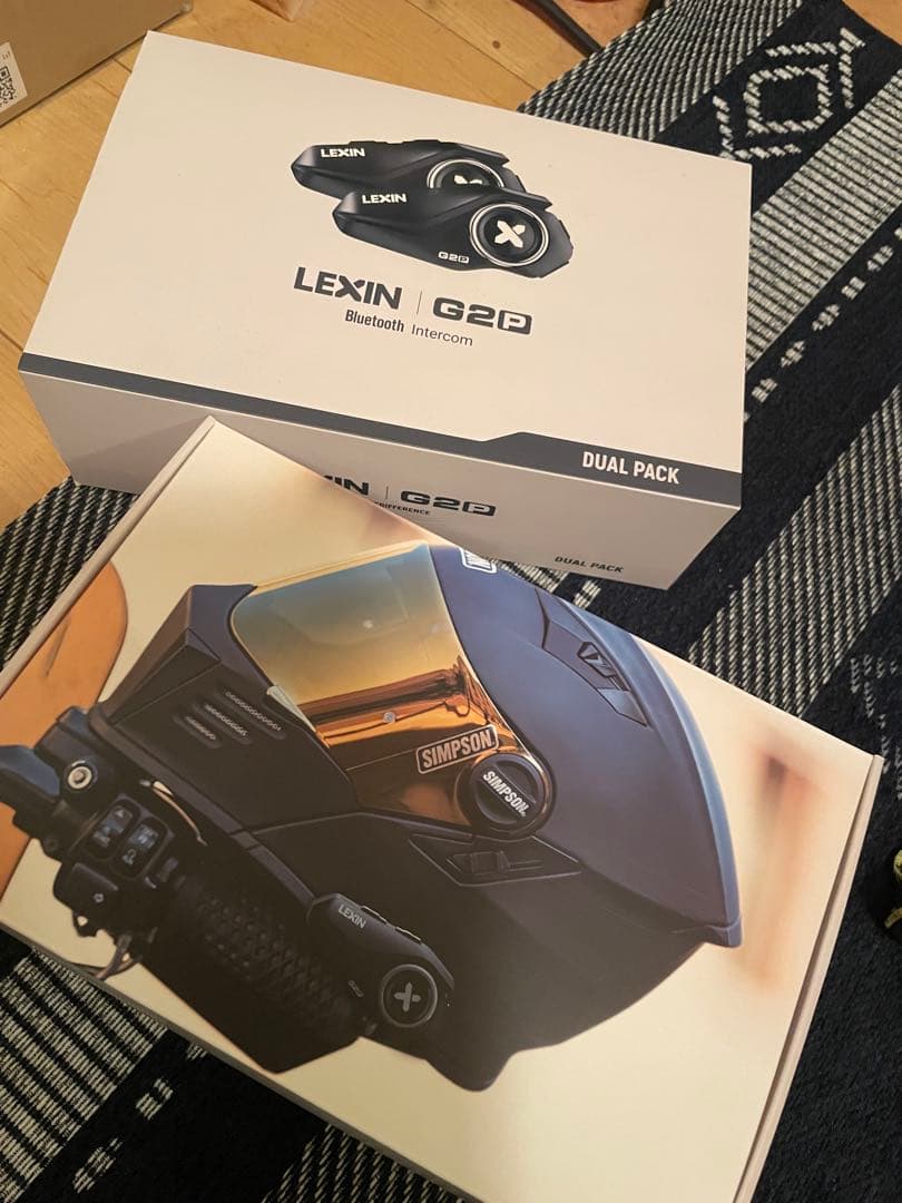 LEXIN G2P Bluetoothインカム デュアルパック新品　２機セット