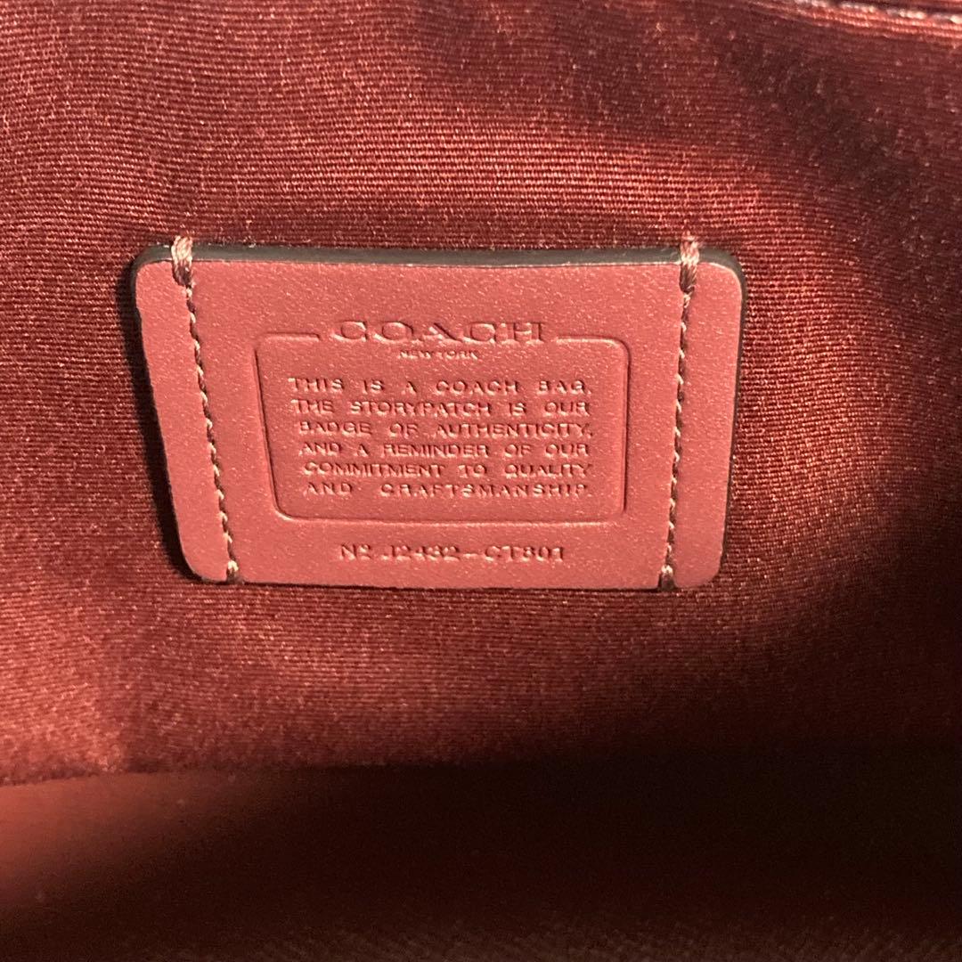 極美品　現行　コーチ　ショルダーバッグ　シティ バケット バッグ　2way 黒