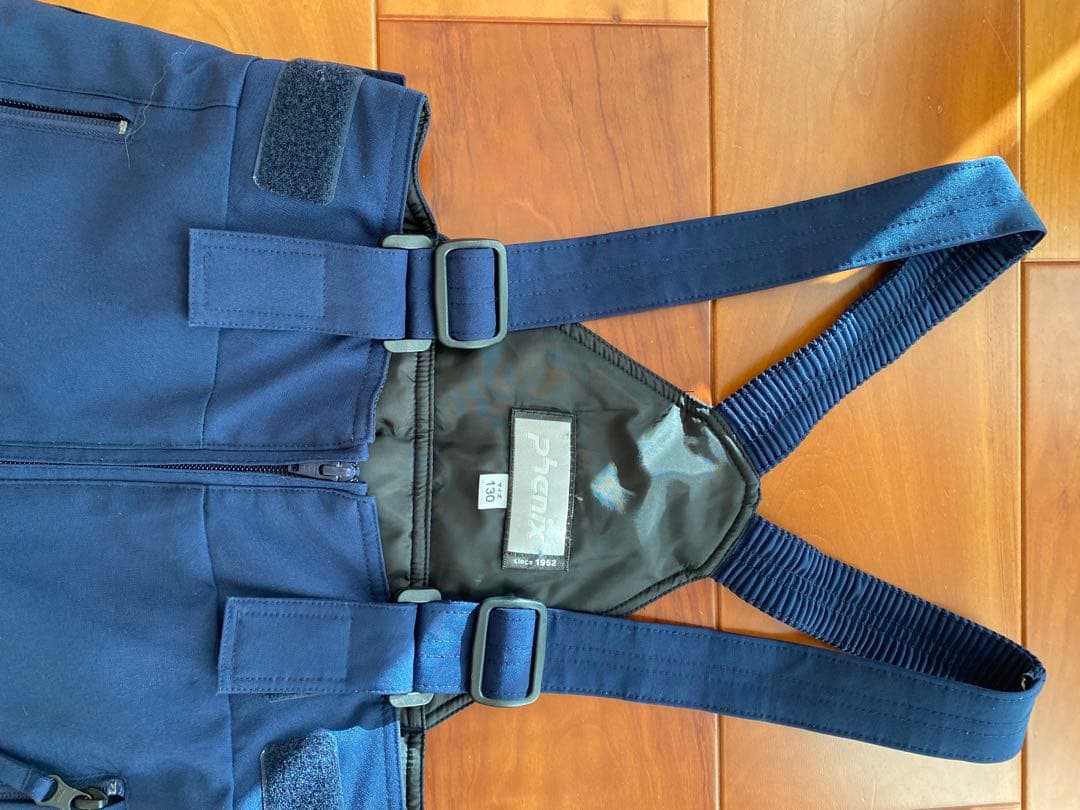 phenix 子ども用スキーウェア 蛍光イエロー/ネイビ