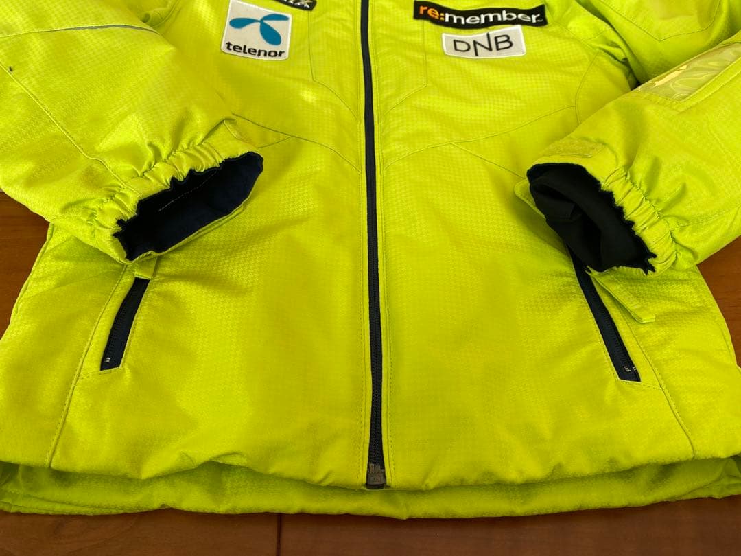 phenix 子ども用スキーウェア 蛍光イエロー/ネイビ