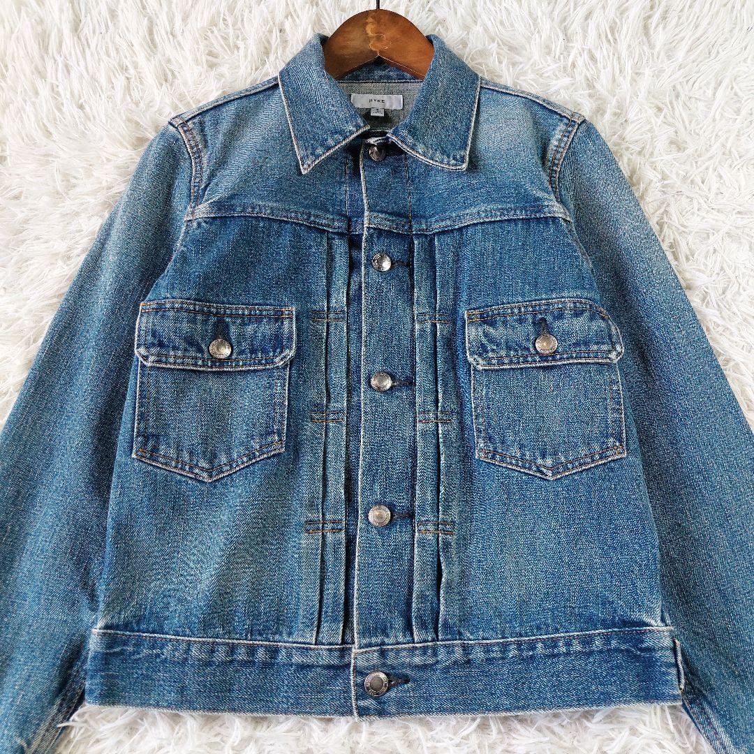 極美品 HYKE 2nd セカンドタイプ ブルーデニム ジャケット Gジャン 3