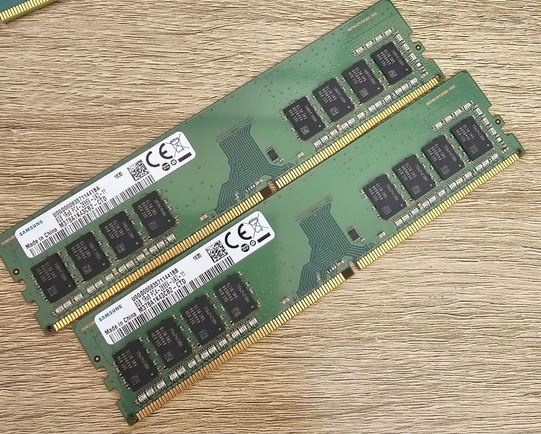 1835 SAMSUNG DDR4 2666 8GB ×2 計 16GB メモリ