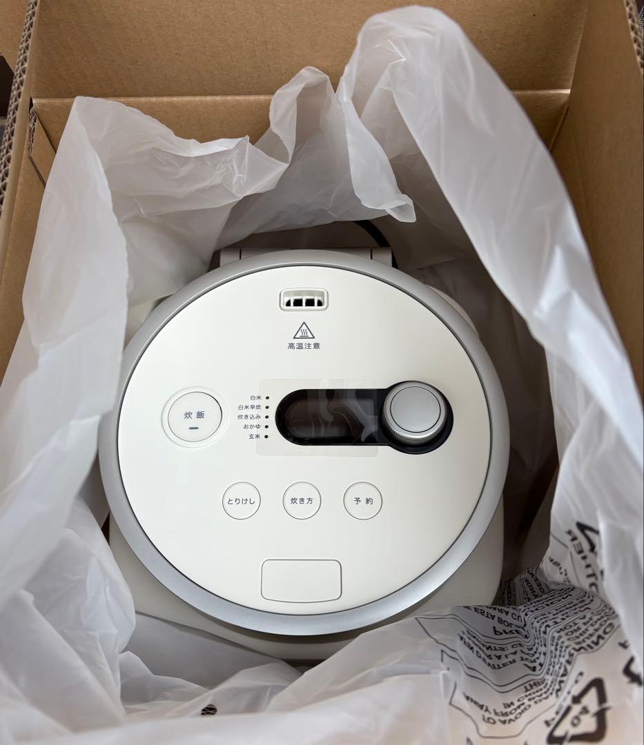 新品　BALMUDA The Gohan K08A-WH 炊飯器　バルミューダ