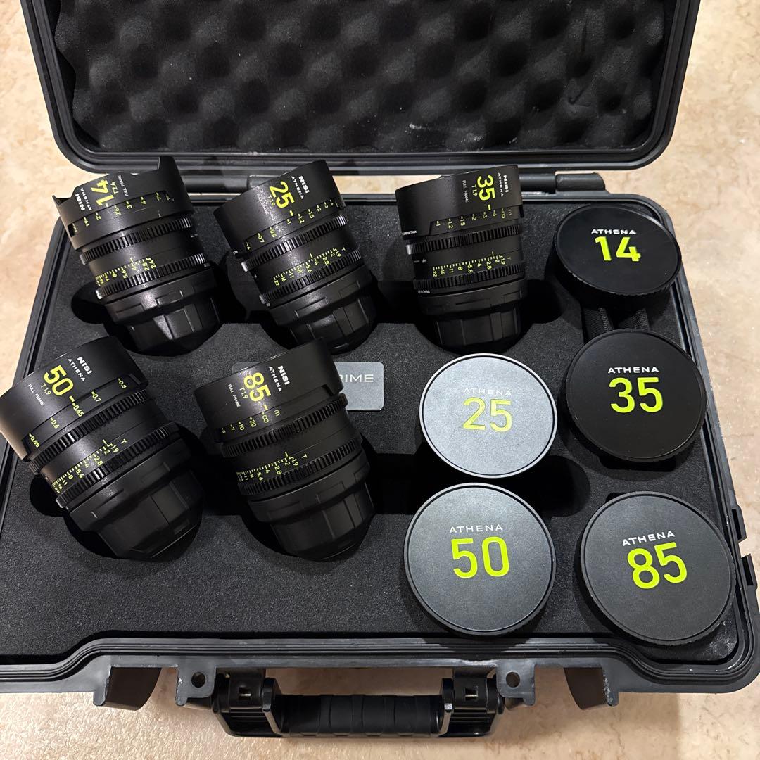 レンズ(単焦点) Nisi Athena prime 14/25/35/50/85 T1.9 PL