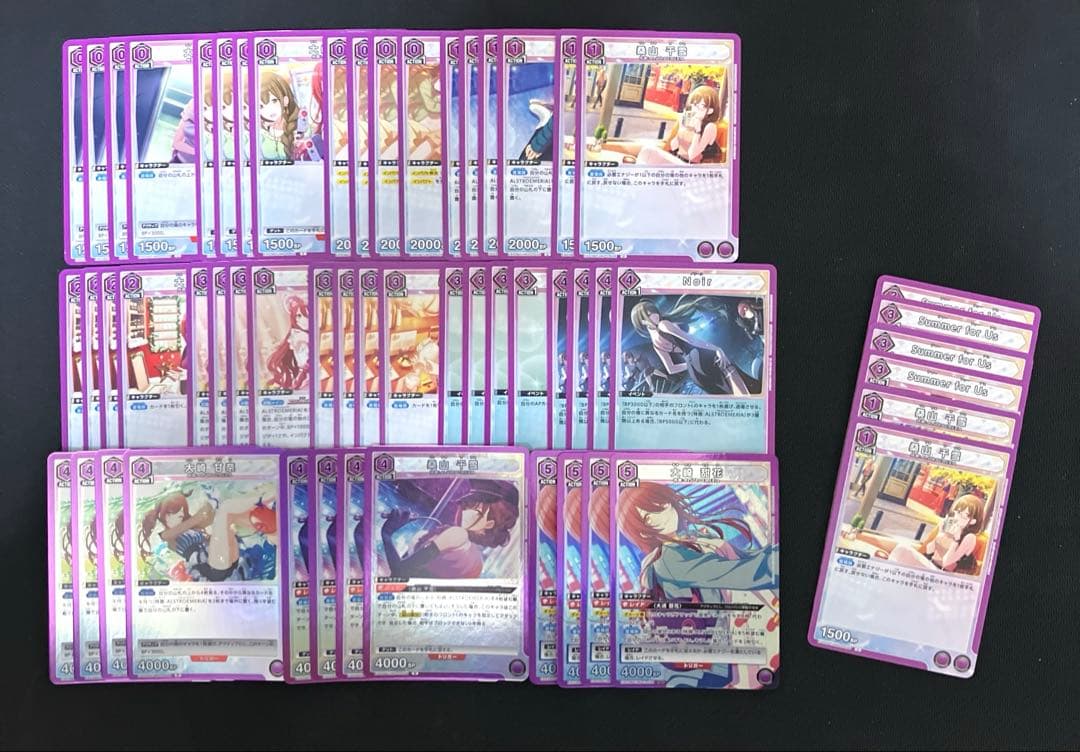 ユニオンアリーナ　シャニマス　紫アルストロメリア　デッキ　シャイニーカラーズ