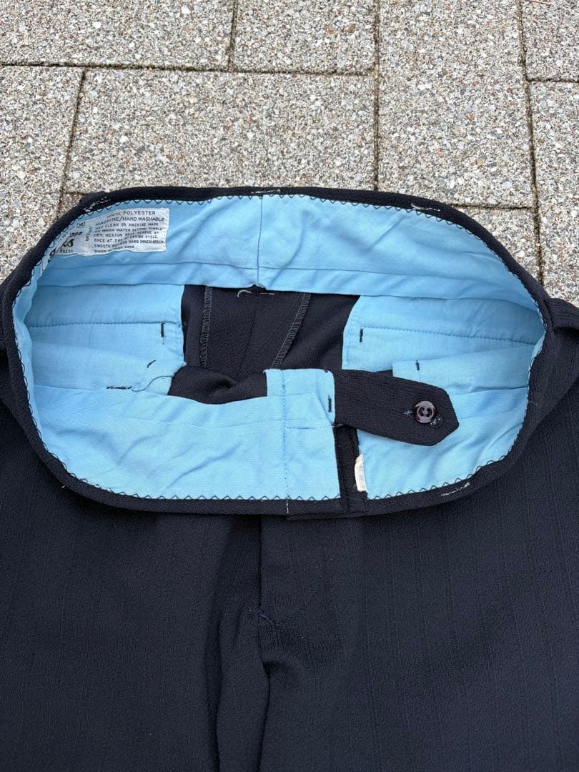 70〜80s TALONジップ　フレアスラックス　Lサイズ