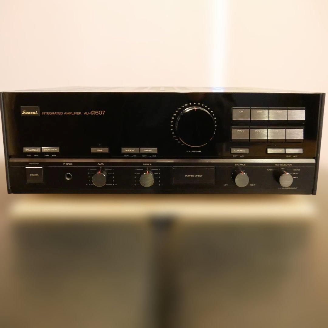 作動品 SANSUI AU-α607／AIYIMA TUBE-A3のおまけ付き