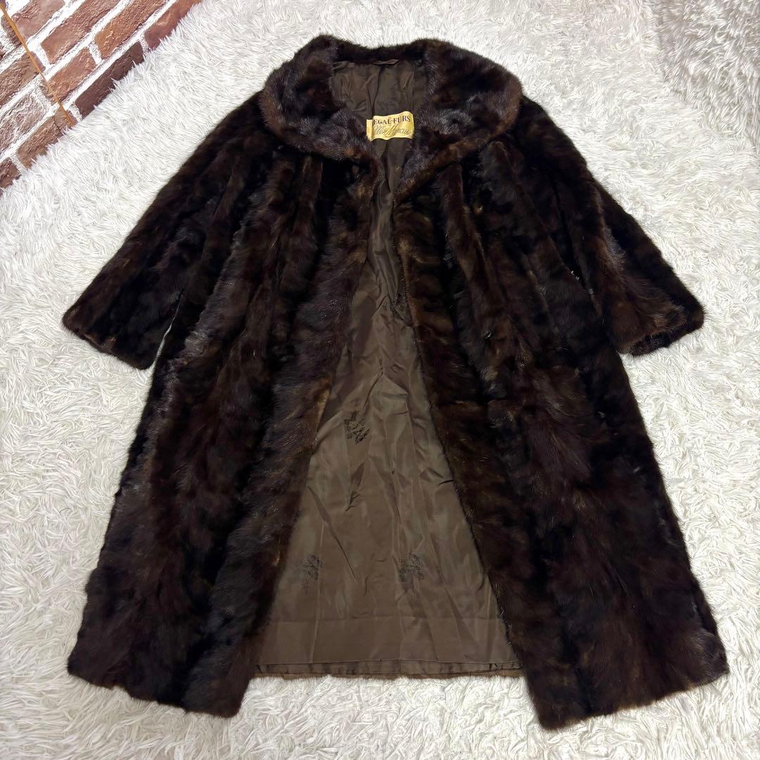 ✨美品✨最高級 REGAL FURS ロングコート リーガルファー ブラウン