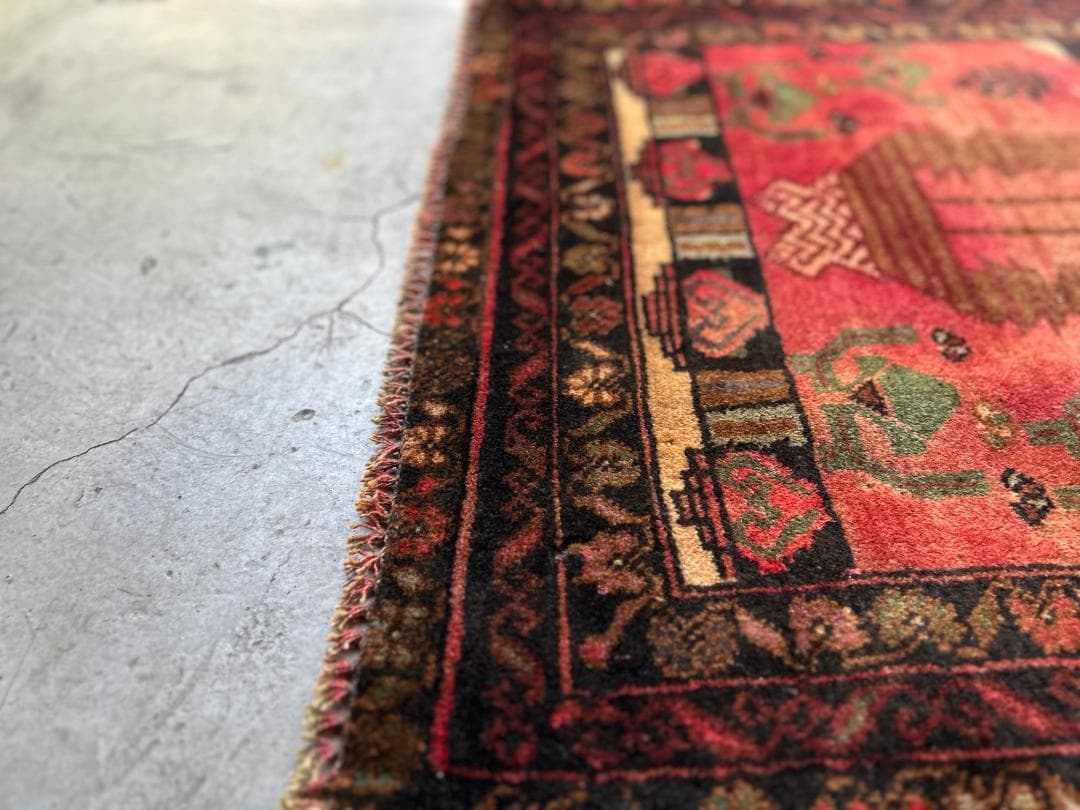 【vintage rug】アフガニスタン産｜75×130｜バルーチ族｜トライバル
