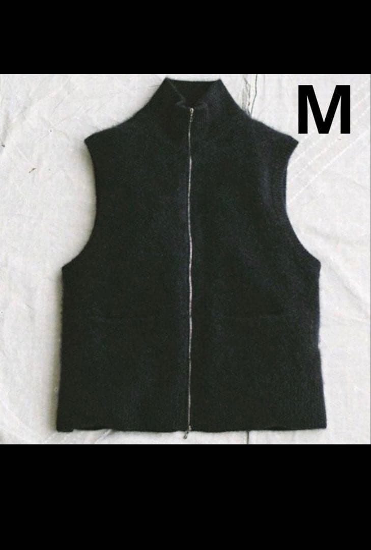 トップス LIDNM CASHMERE HARD MILLED ZIP VEST
