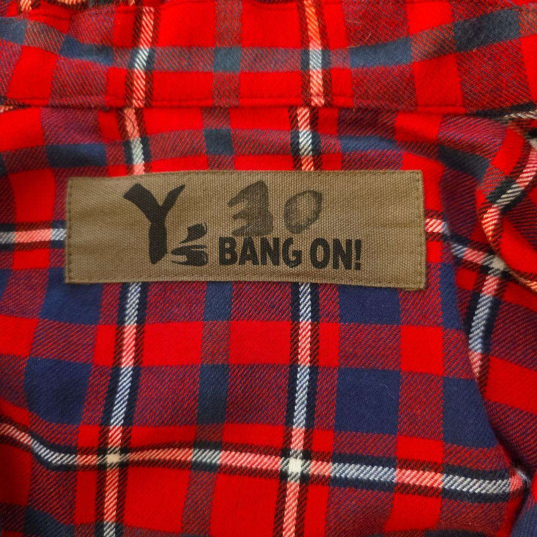 BANG ON! フード付きチェックシャツ