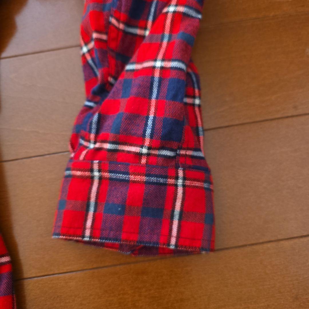 BANG ON! フード付きチェックシャツ