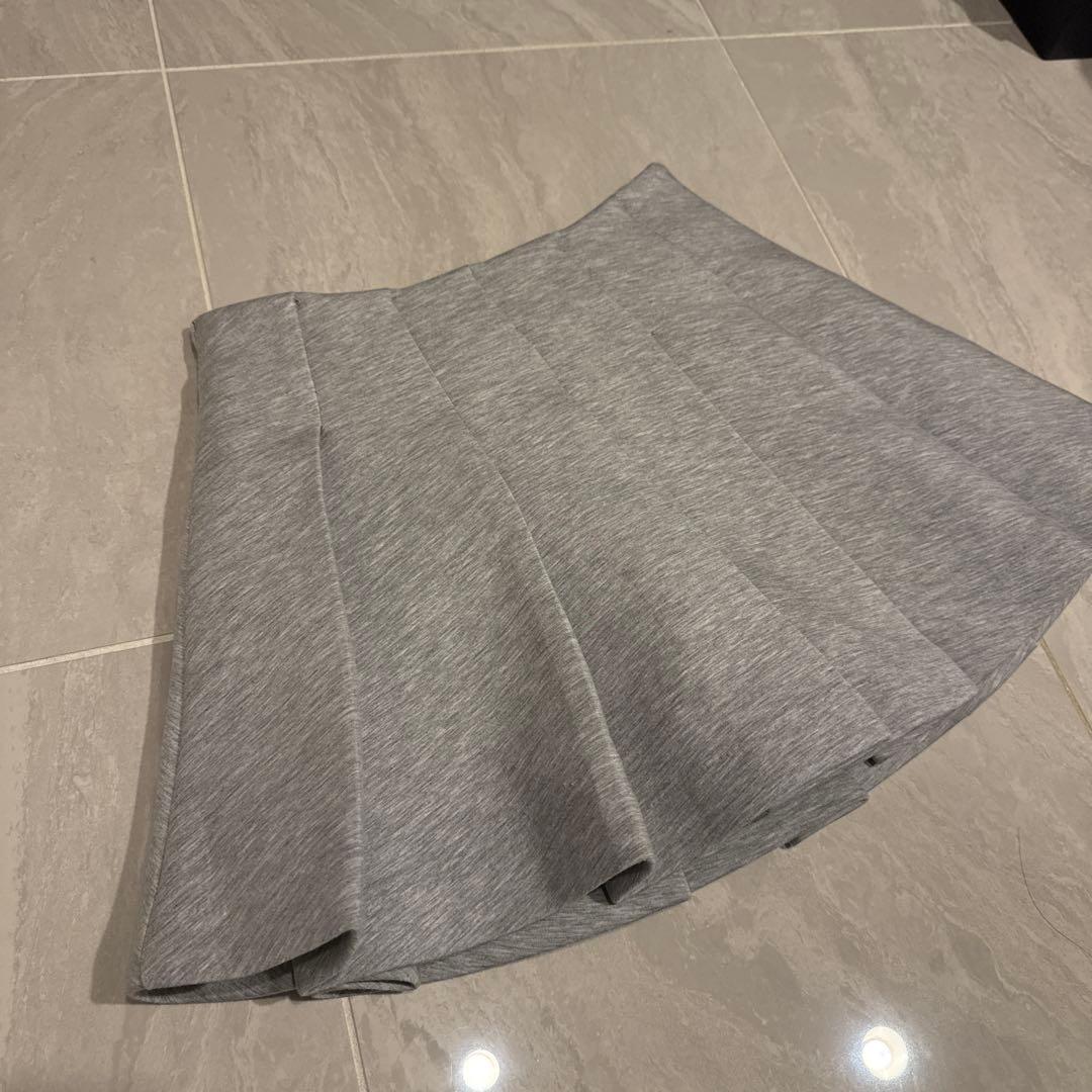 thetoe Marylebone Pleats Skirt グレー