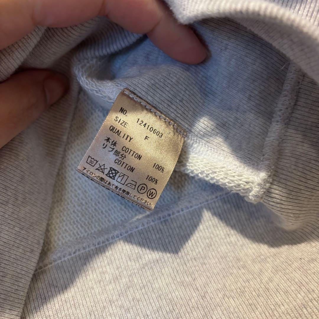 TODAYFUL グレー クロップドスウェット