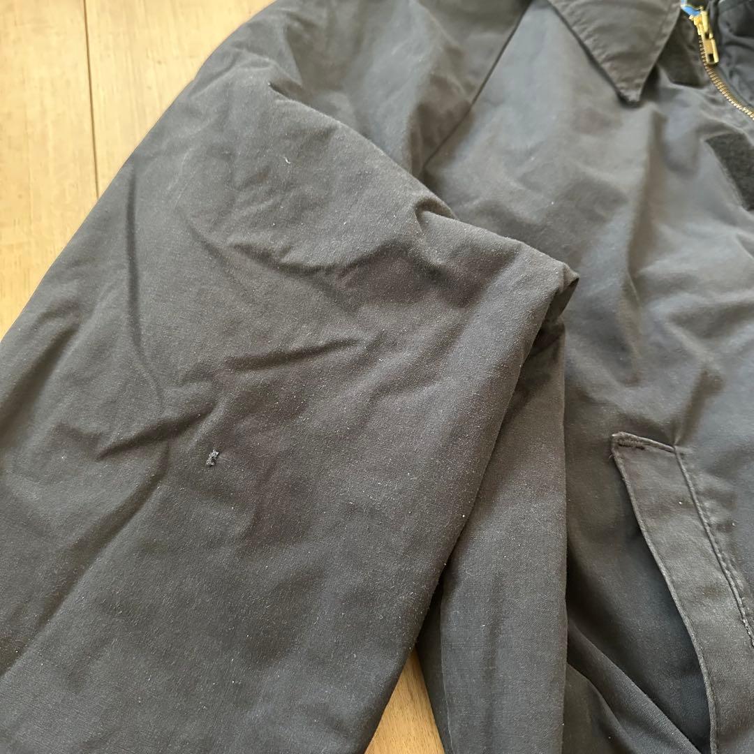 【状態良好】97s U.S.NAVY UTILITY JACEKT ブラック L