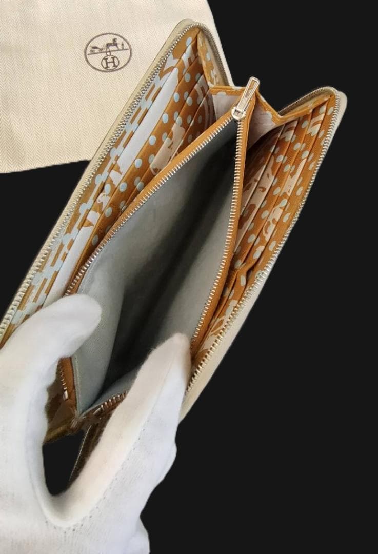 エルメス　アザップ　シルクイン　ヴォーエプソン　クレ　オフホワイト　2020年製