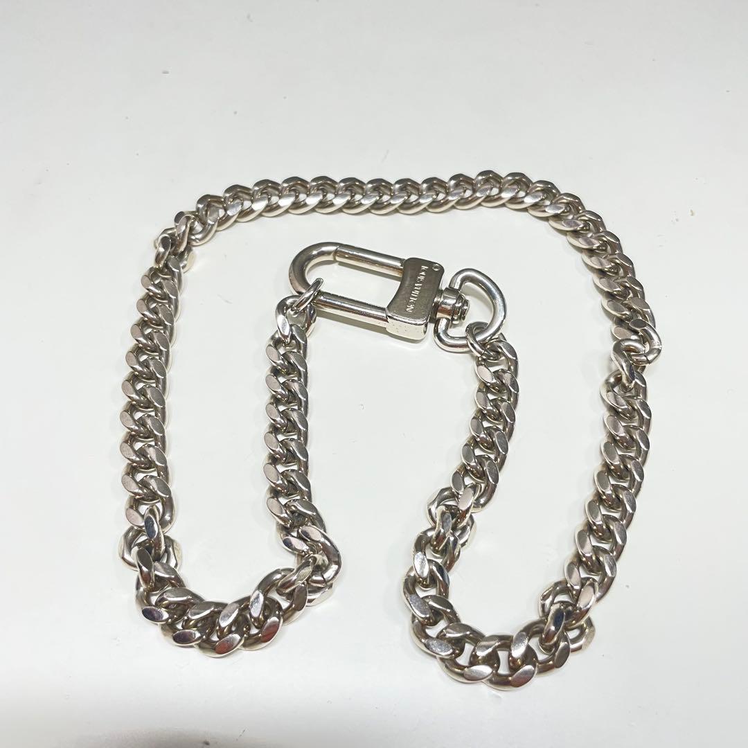 1*K様 LOUIS VUITTON シルバー ウォレットチェーン カラビナ式