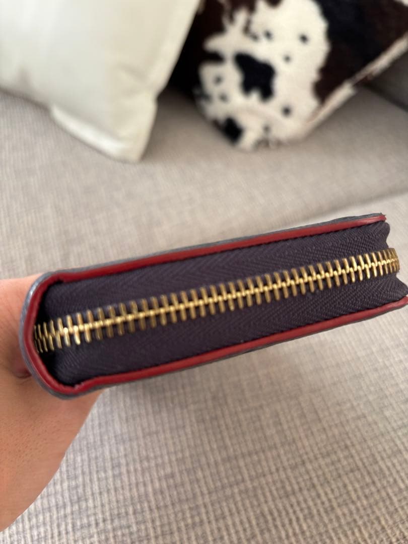 ルイヴィトン モノグラム アンプラント ジッピーウォレット マリーヌルージュ