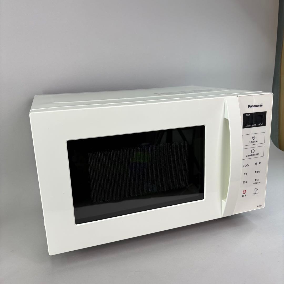 美品 Panasonic NE-FL1C-W 電子レンジ 2025年製 フラット