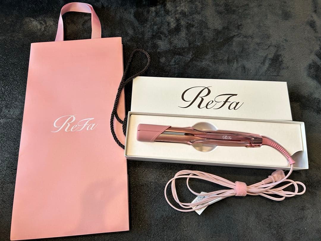 ReFa ストレートアイロンプロ　ピンク　紙袋付き