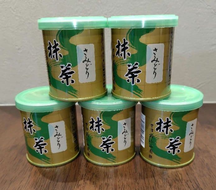 山政小山園 抹茶 さみどり 30g缶 5缶セット。