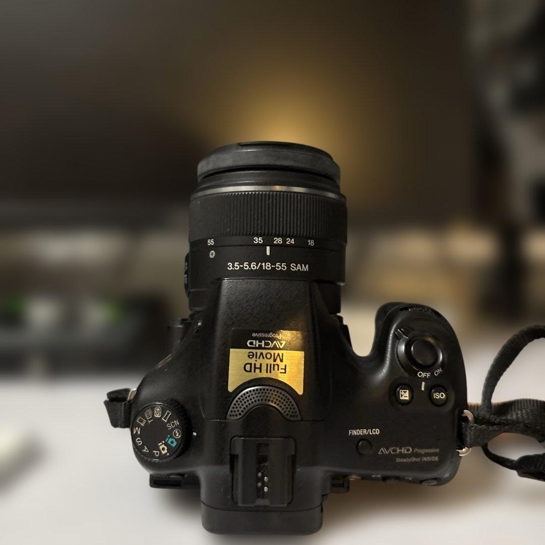 SONY α57 一眼レフカメラ＋純正セットレンズ2本