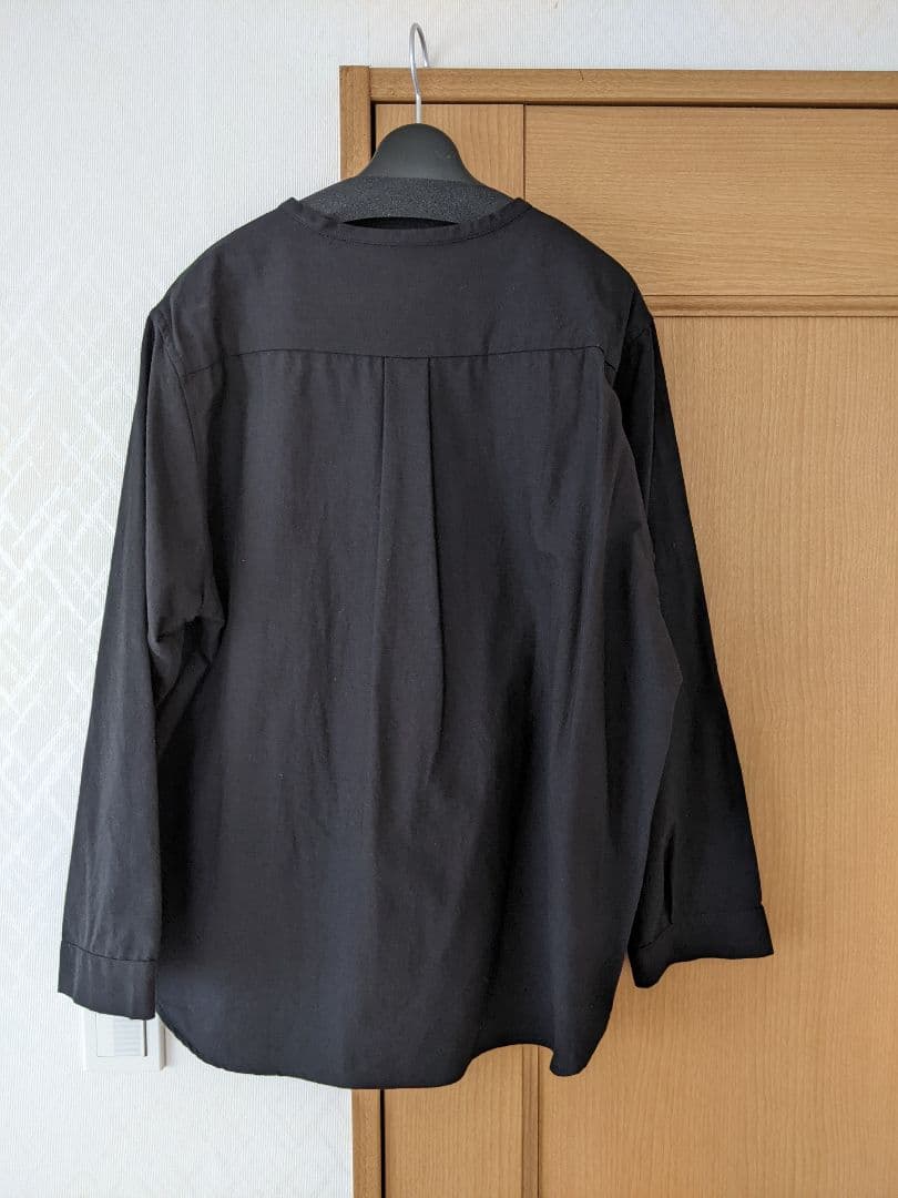 HUIS遠州織物 スヴィンオックス　ノーカラージャケット010