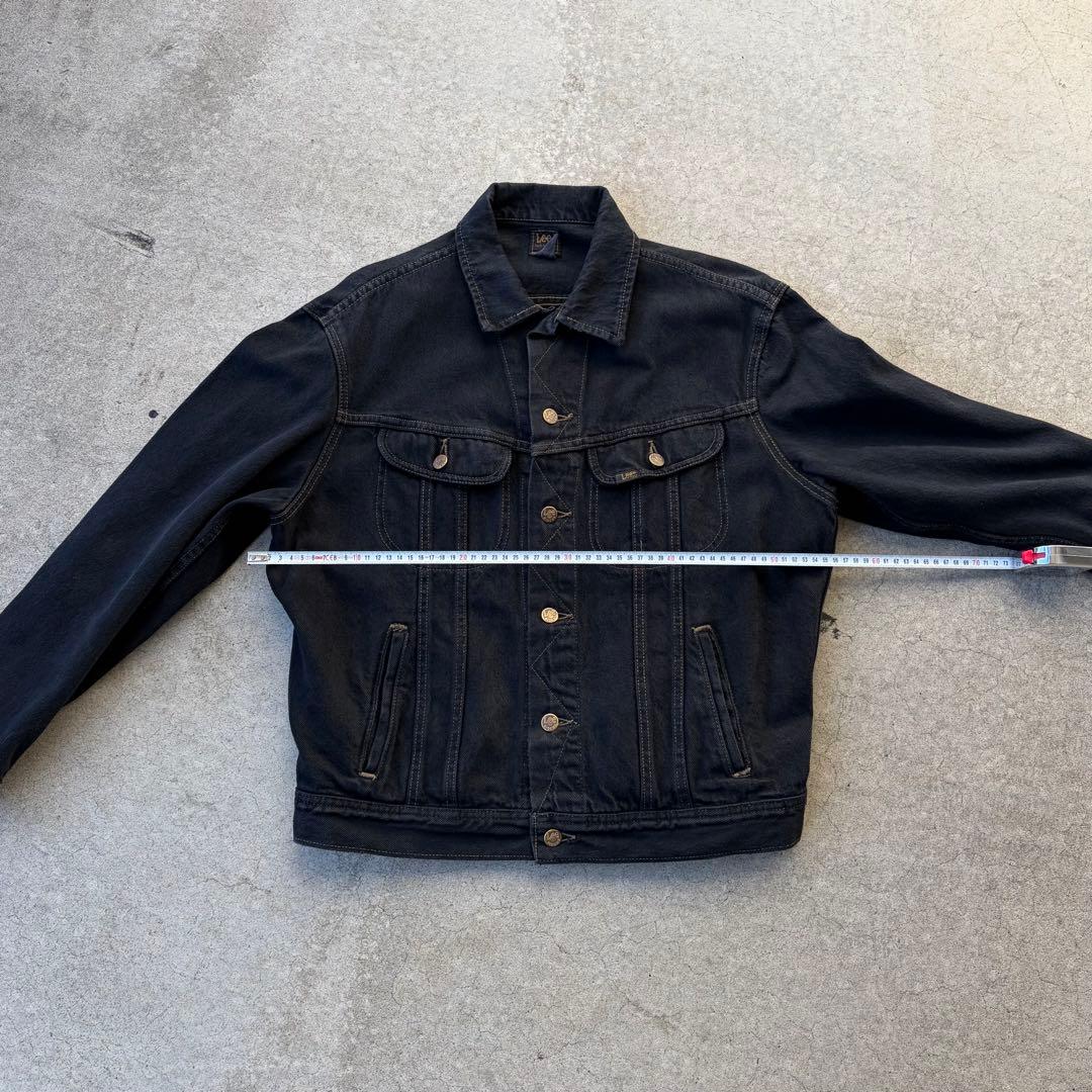 Lee デニムジャケット トラッカー 後染めブラック PATD-153438