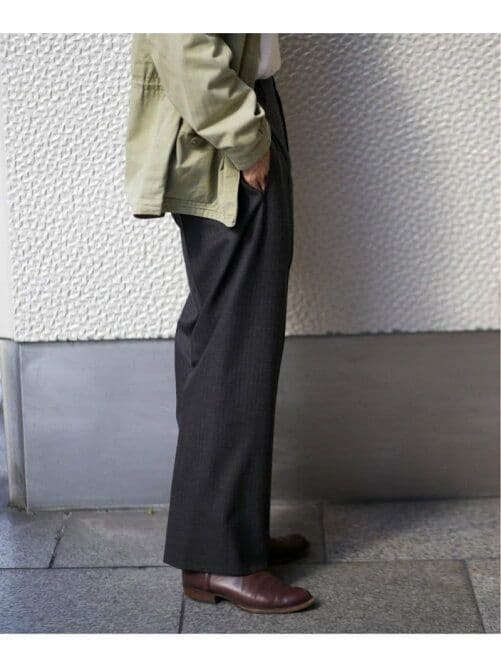 ets.materiaux ceremony pants チャコール