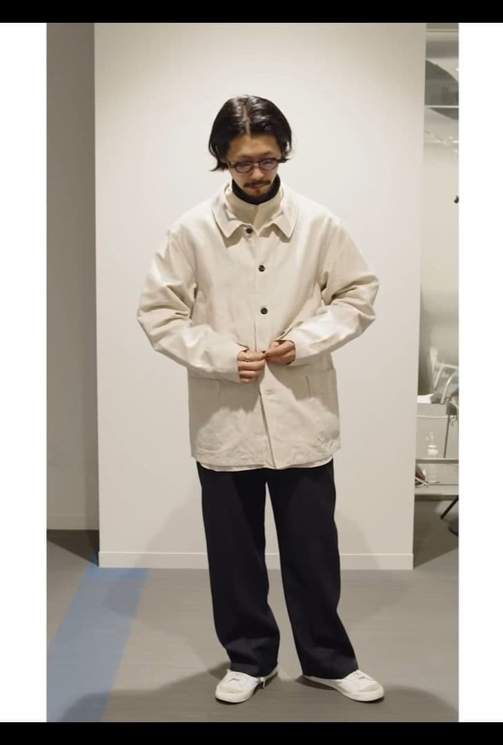 ets.materiaux ceremony pants チャコール