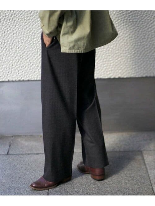 ets.materiaux ceremony pants チャコール