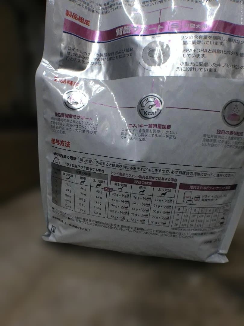  CANIN 腎臓サポート 小型犬用 3kg