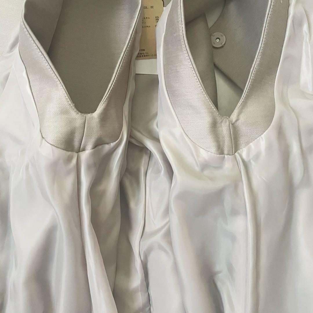 新品タグ付き　ビアズリー　ペプラムギャザージレ